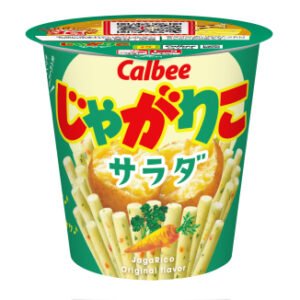 Jagariko Salad potato sticks 57g cup — cult Japanese konbini snack by Calbee