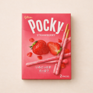 Glico Pocky Strawberry biscuit sticks 2-pack — Japanese market recipe