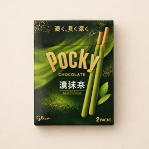Glico Pocky Matcha green tea biscuit sticks 2-pack — Japan exclusive