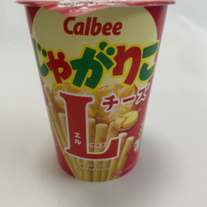 Jagariko Cheese potato sticks cup — Japanese konbini snack by Calbee